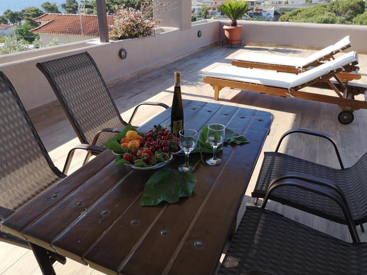 Sea View Apartment 15 Min From Athens Airport Néa Mákri Exterior foto