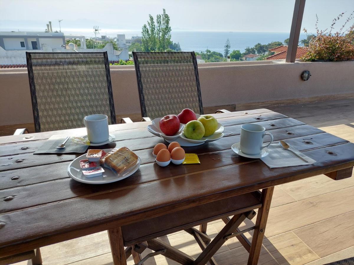 Sea View Apartment 15 Min From Athens Airport Néa Mákri Exterior foto